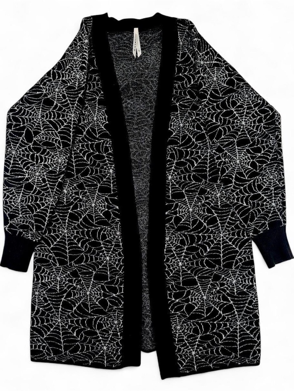 Rare Black Friday Spiderweb Cardigan – Size Small